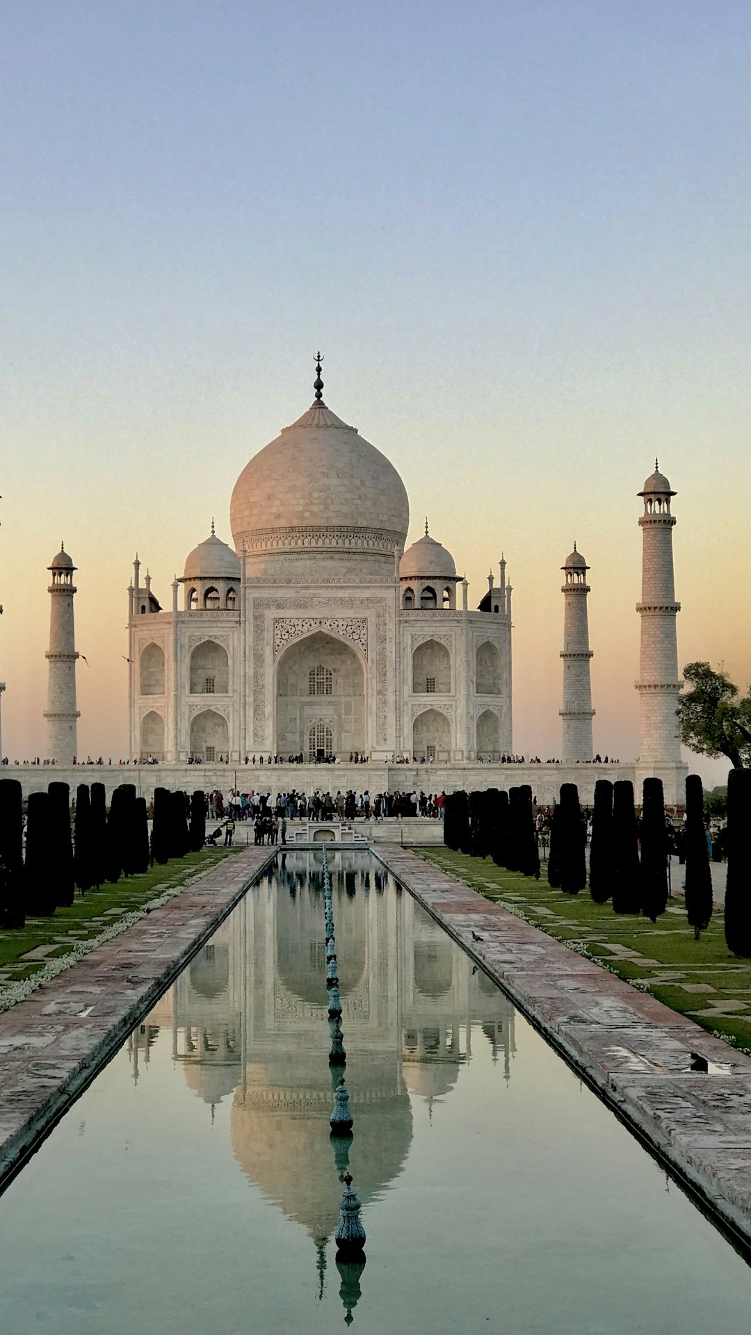 Taj Mahal Sunrise Marble Reflection