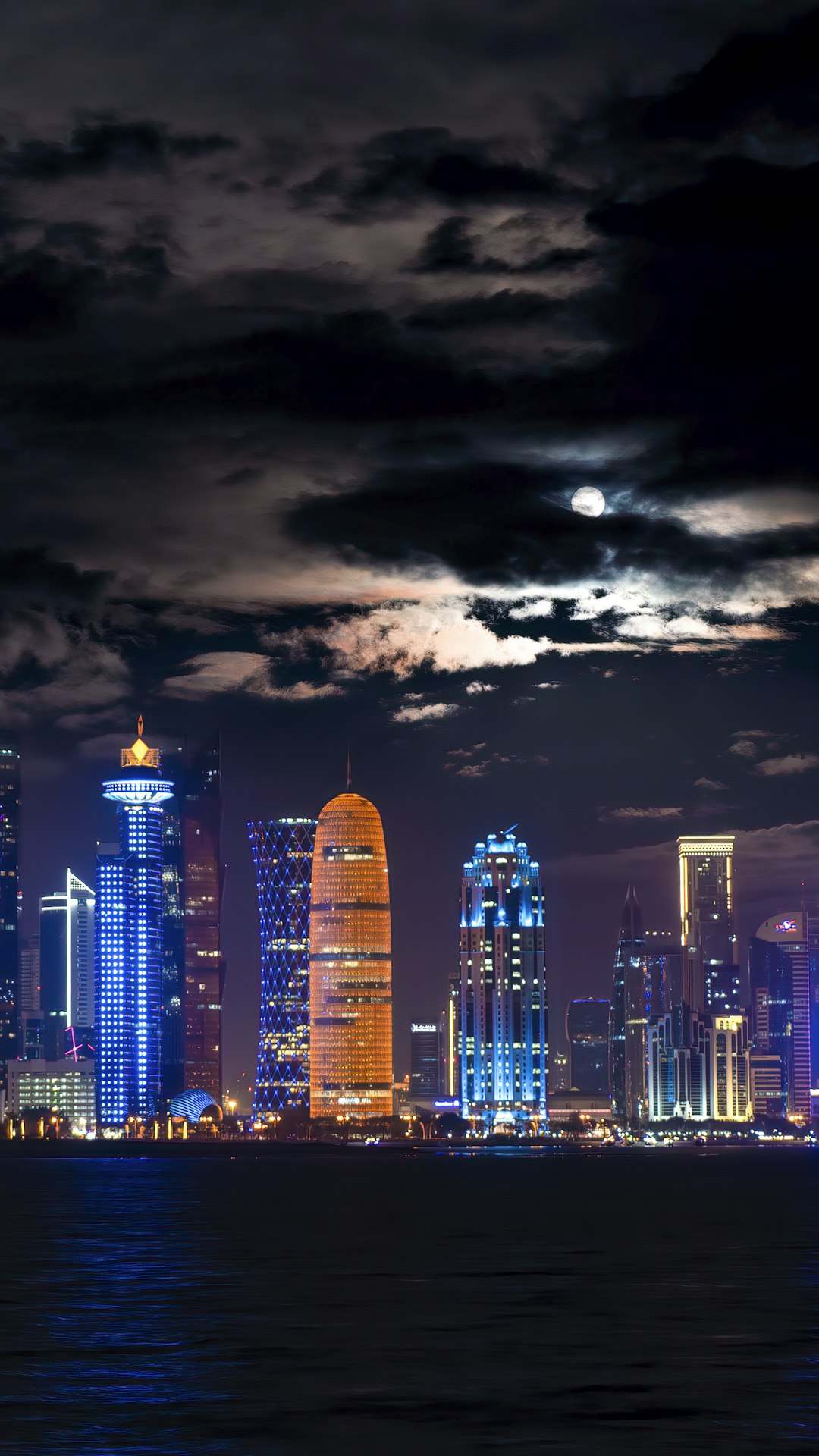 Doha Futuristic Corniche Bay