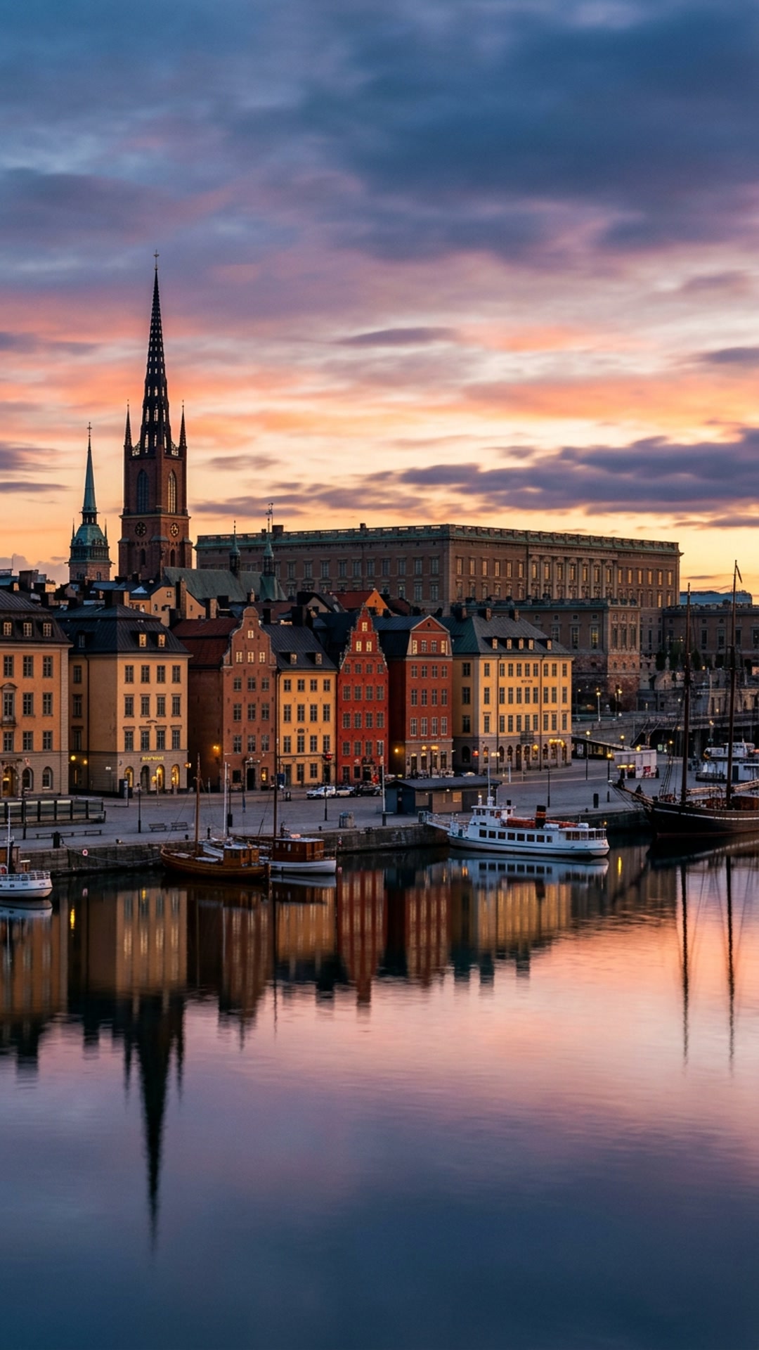 Stockholm Gamla Stan Waterfront & Royal Palace