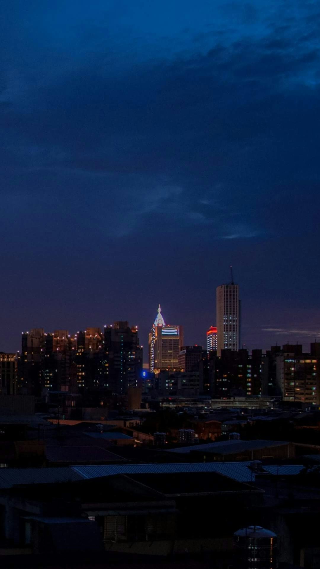 Taipei 101 Evening Skyline